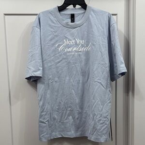 lululemon athletica Sky Blue Courtside Tee